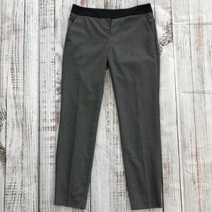 Express The Columnist Black Micro Dot Dress Pants